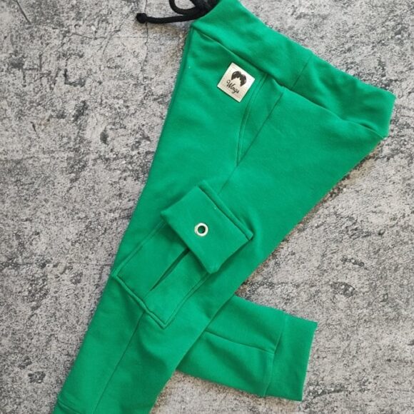 Spodnie bojówki zielone