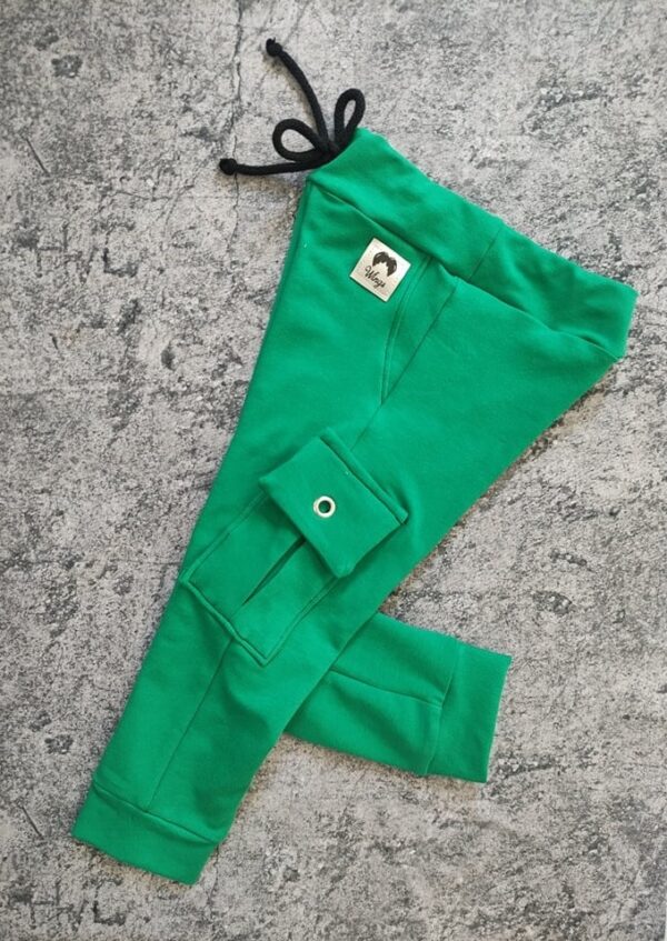 Spodnie bojówki zielone