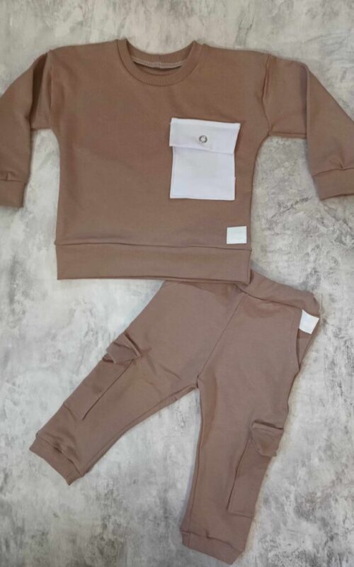 Dres Taupe z kieszonką