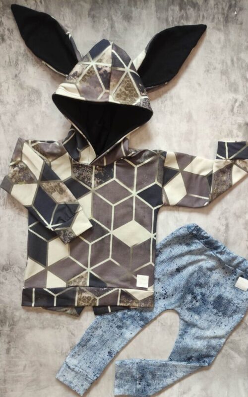 Dres geometria z jeans