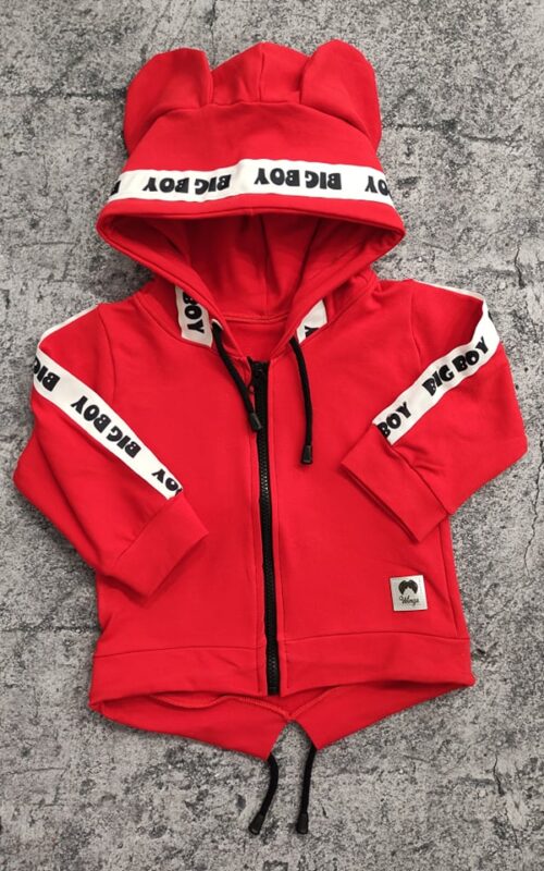 Bluza parka czerwona Kopia Tatusia Big Boy