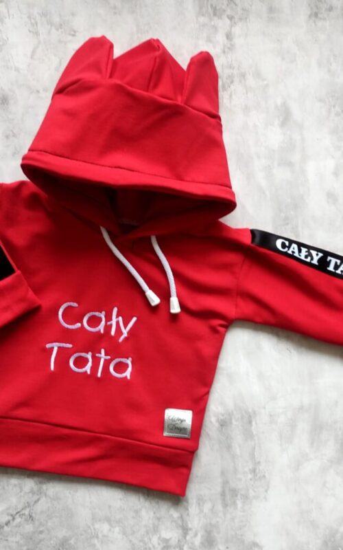 Bluza czerwona Cały Tata