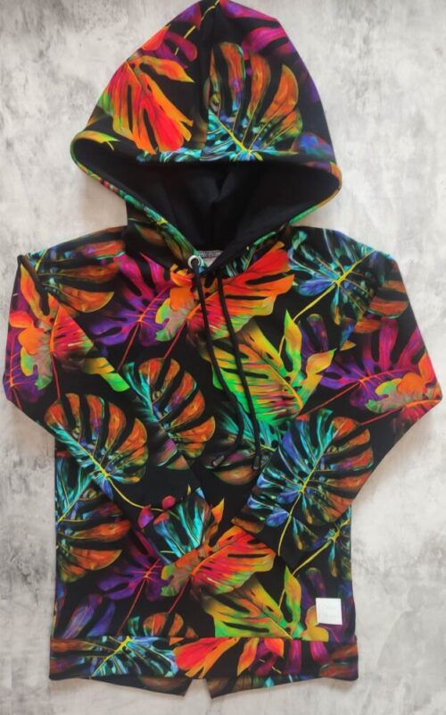 Bluza Kolorowe liście monstera