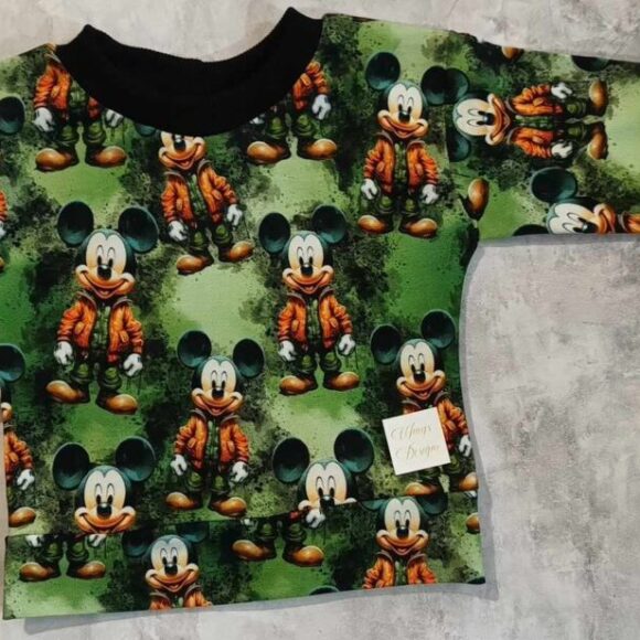 Bluza Myszka Mickey na zielonym