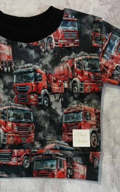 Bluza Straż Pożarna na czarnym