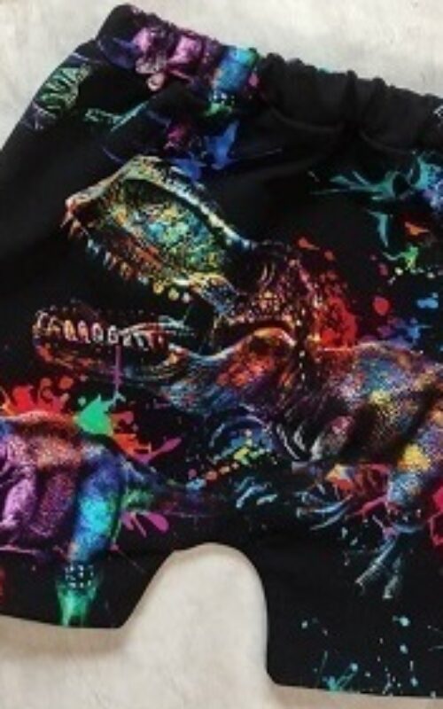 Krótkie spodenki Dinozaury multi kolor rozmiar 80