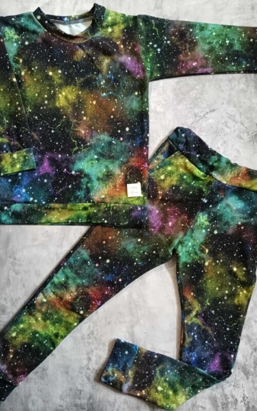 Dres kolorowy kosmos