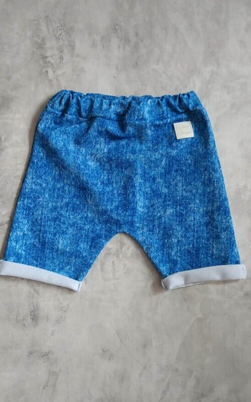 Krótkie spodenki jeans niebieski