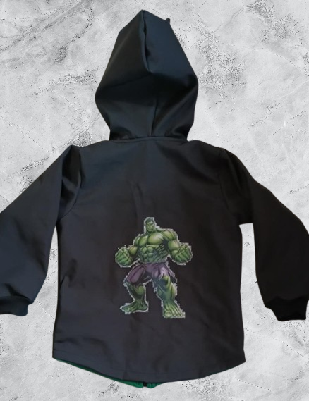 Kurtka softshell z naprasowanką Hulk