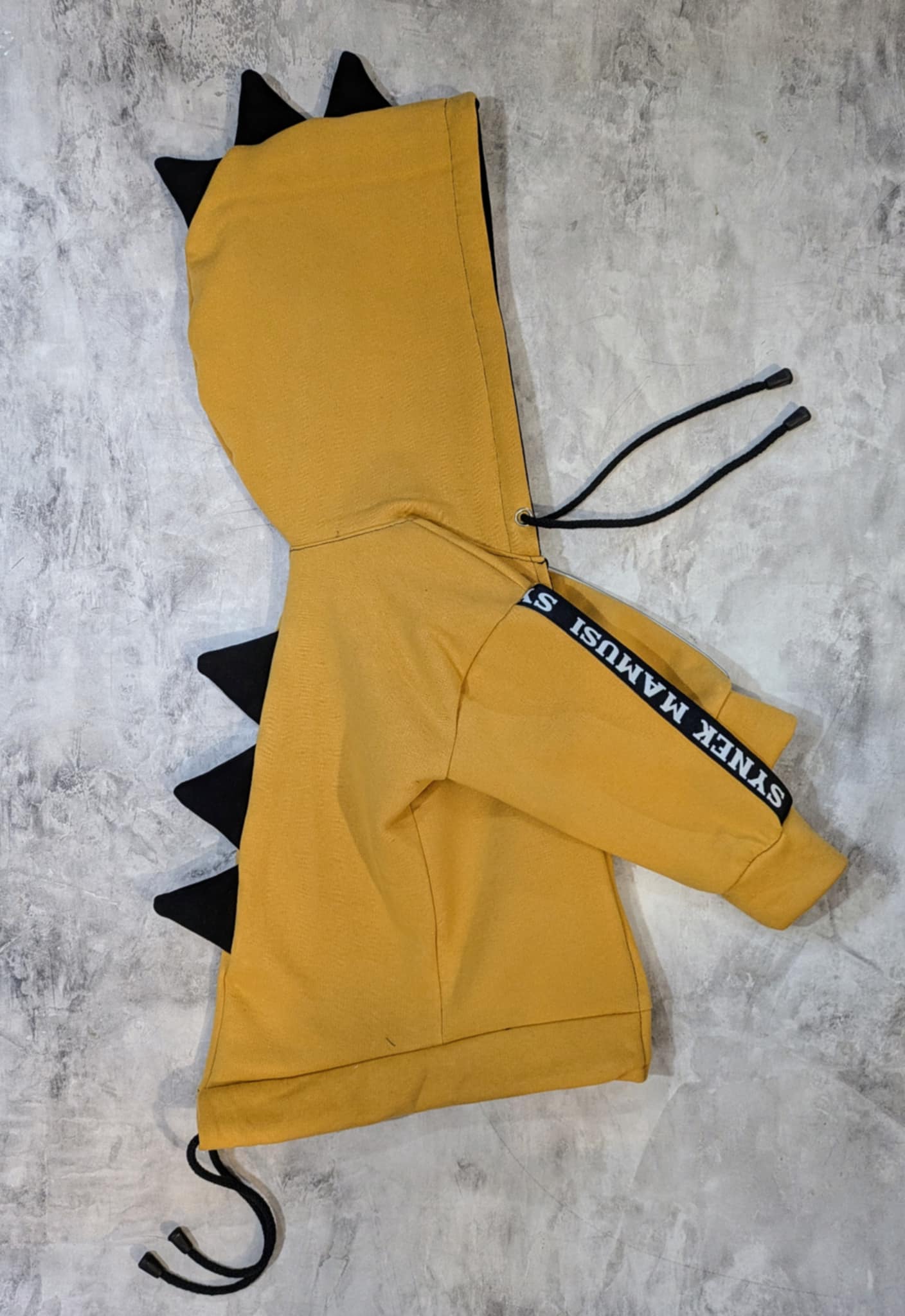 Bluza parka dino musztardowa Synek Mamusi