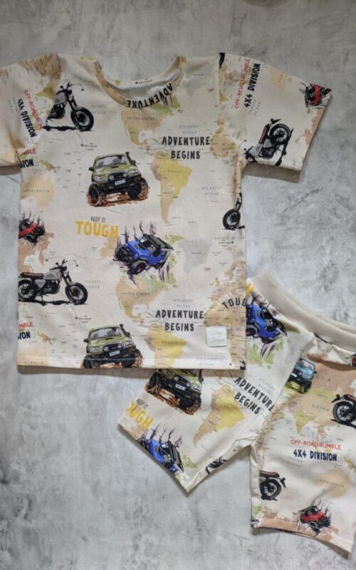 Komplet letni Auta i Motory Dakar