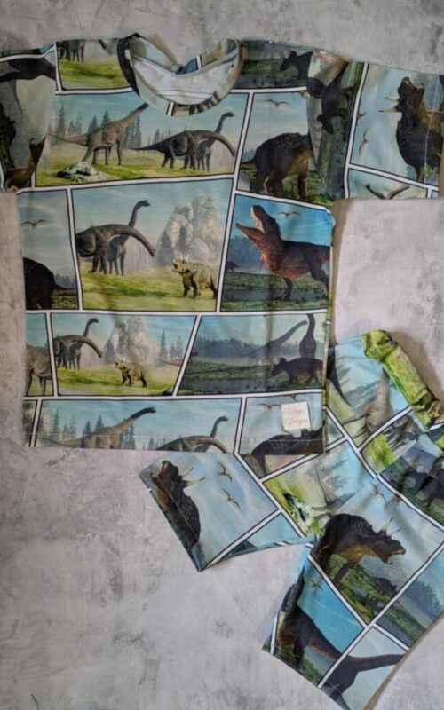 Komplet letni Dinozaury komiks