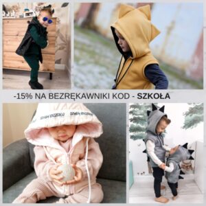 15% rabatu na bezrękawniki - kod szkoła
