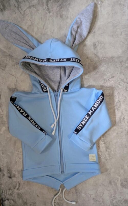 Bluza parka błękitna Synek Mamusi