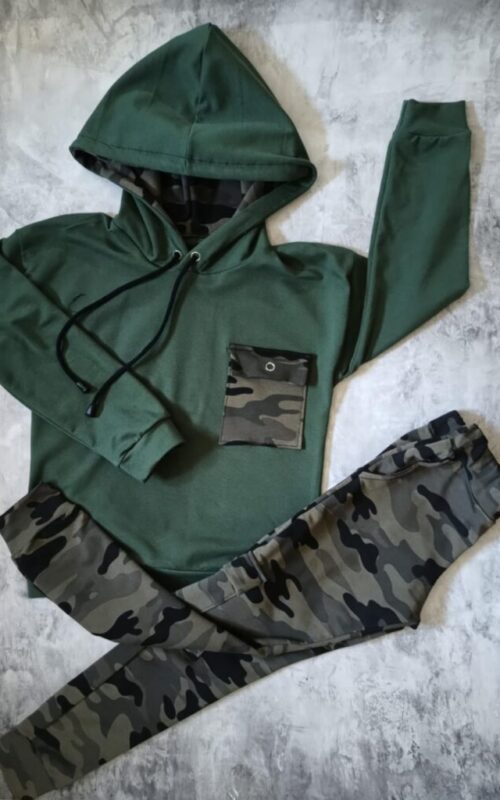 Dres moro khaki z kieszonką