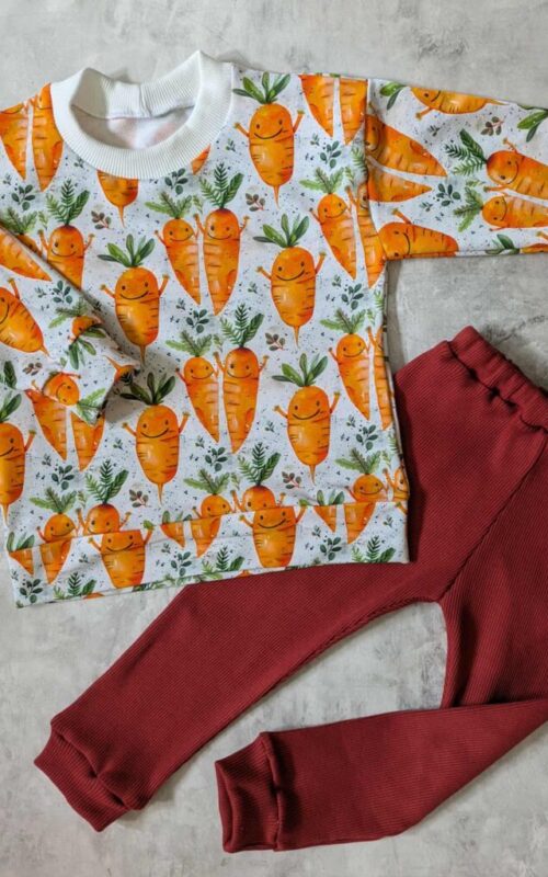 Dres Marchewki z bordo