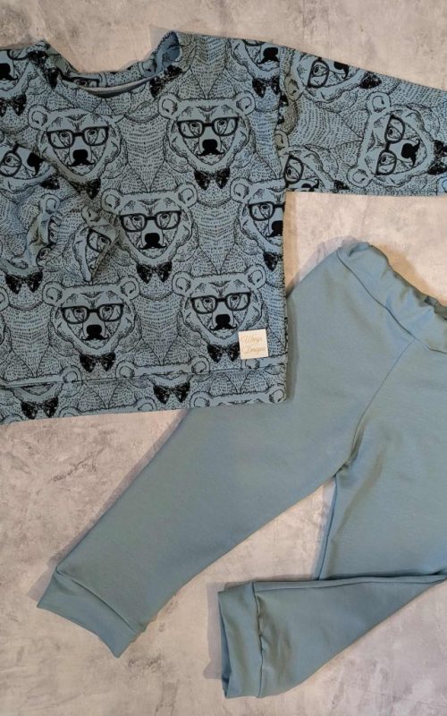 Dres Niedźwiadki na niebieskim