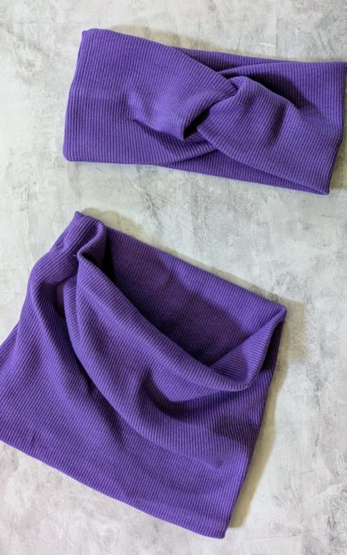 Zestaw opaska i komin