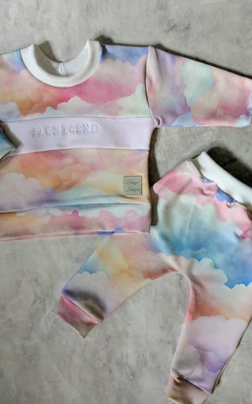 Dres chmury w pastelach SŁONECZKO