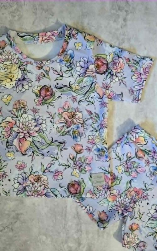 Komplet letni Lawendowe bukiety
