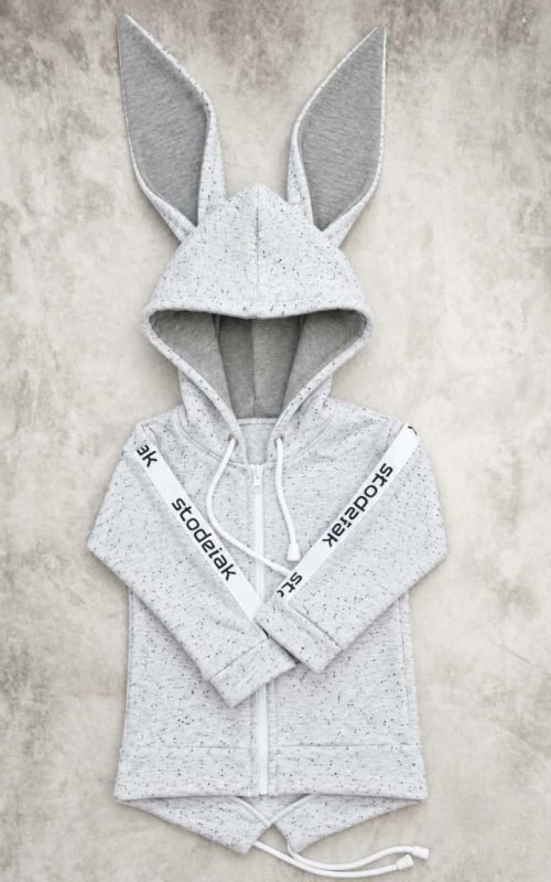 Bluza parka dziecięca z uszami Straciatella Słodziak